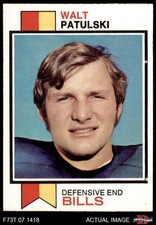 1973 Topps #293 Walt Patulski Bills RC Notre Dame 6 - EX/MT