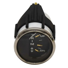 Faria Boat Trim Gauge GPC838A | Kronos Black Mercury 2 Inch