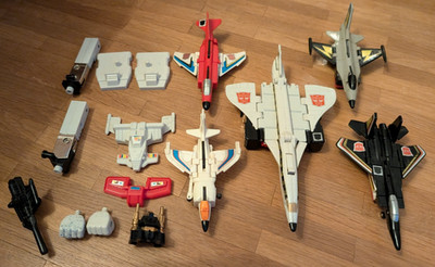 Transformers G1 Superion Aerialbots Set    Original 80er   5 Autobots & Zubehör
