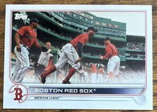 Topps 2022 Series 2 Boston Red Sox Team Card #519 MLB Baseball Base Set
