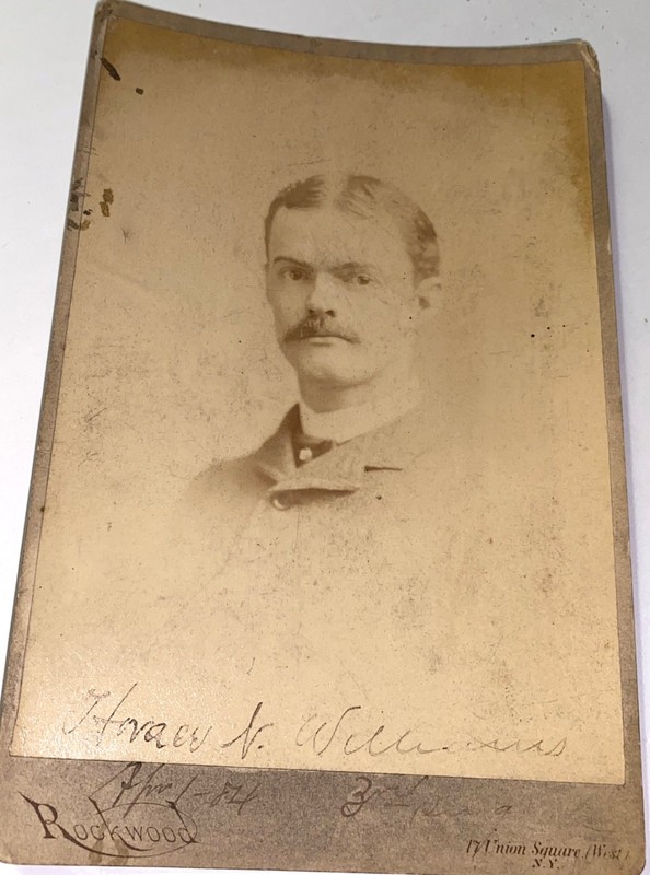 Rare Antique ID'd American Doctor Horace Williams Cabinet Card Photo! NY Medical