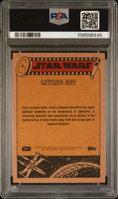 2023 Topps Star Wars Living Set #433 Davo Sculdun PSA 10 Gem Mint