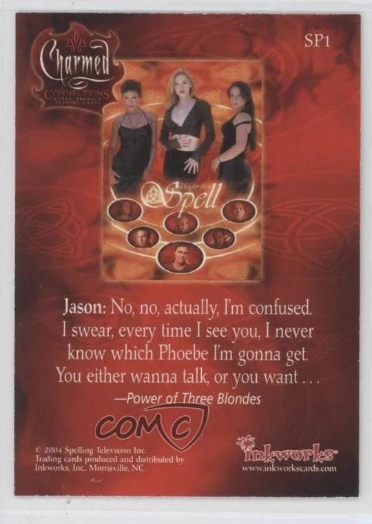 2004 Inkworks Charmed: Connections Spell Puzzle Spell #SP1 b7b - Image 2 of 3