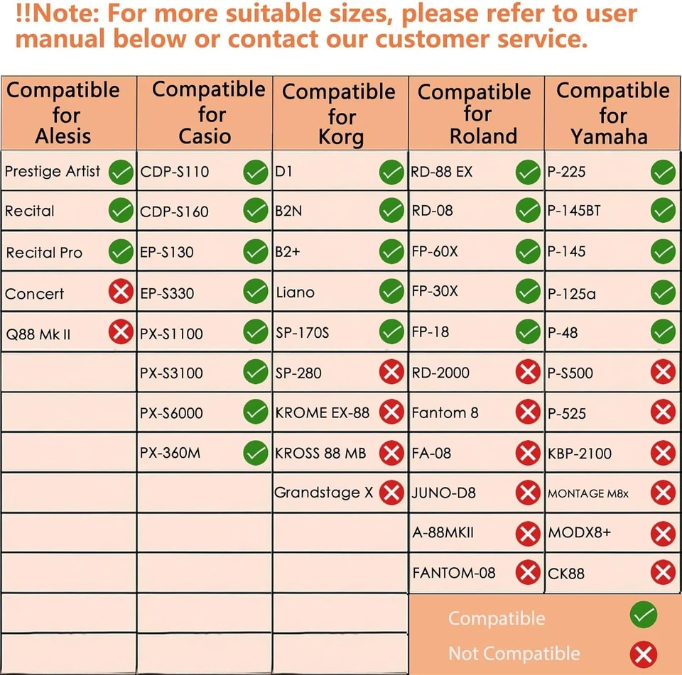 88 Key Soft Padded Keyboard Case Waterproof Travel Bag with Pockets and Straps - Image 4 of 4