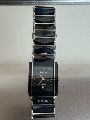 RADO Jubilé ブラック 時計 RADO JUBILE 160.0282.3 Black Tungsten Sapphire Women's Wristwatch