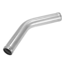 OD 38mm Length 12" 300mm Aluminum Alloy Tube Intercooler Pipe 45 Degree 1.5"