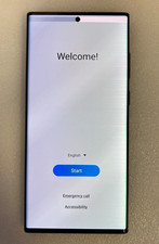 Samsung Galaxy S22 Ultra 128GB Burgundy AT T - LCD Defective, For Parts