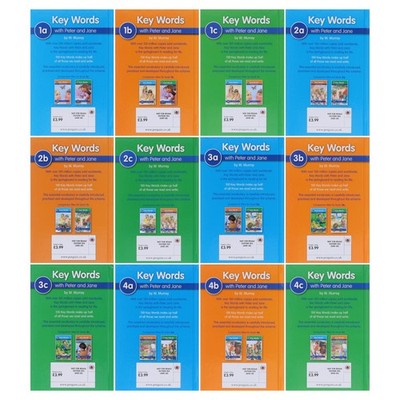 Ladybird Key Words with Peter and Jane 36 Books Box Set - Ages 5-7