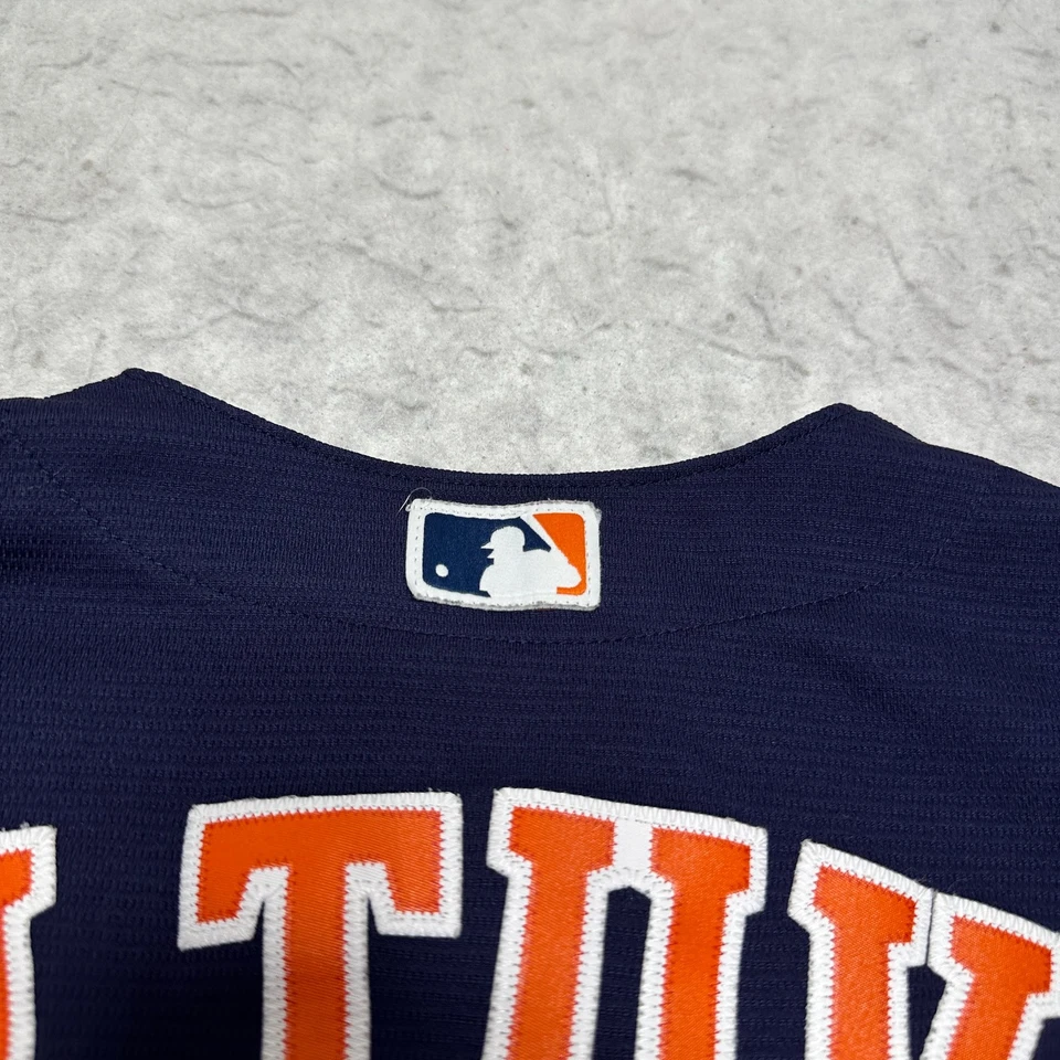 Authentic Majestic Houston Astros Jose Altuve Alternate Jersey Mens Size Small S - Image 3 of 4