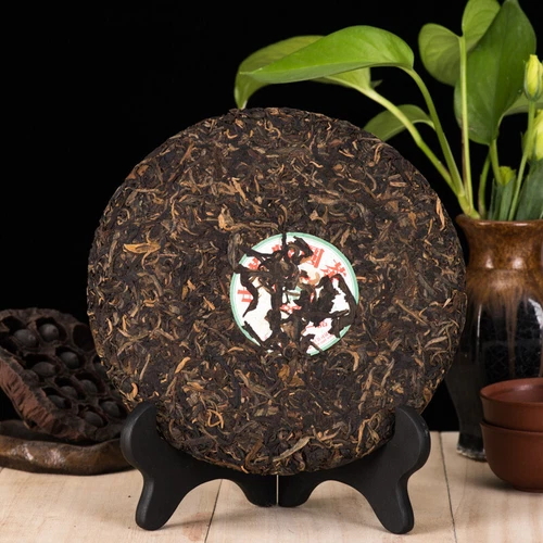 2007 CNNP ZhongCha Yuan Cha YI PIN Pu-erh Tee Roh Pu'er Tee Puer Tee Kuchen 357g - Bild 3 von 6