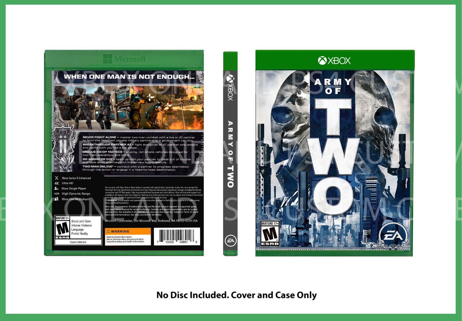  Army of Two: Platinum Hits - Xbox 360 : Video Games