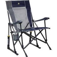 RoadTrip Rocker Camping Chair | Portable, Folding Rocking Chair with Solid.