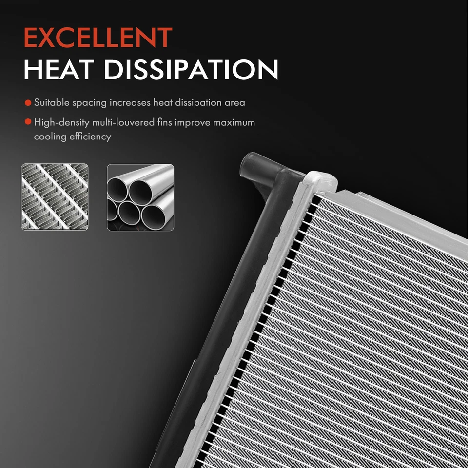 Radiador sin enfriador de aceite para BMW 230i 230i xDrive 330e 330i 330i GT xDrive 340i Foto 4 de 4