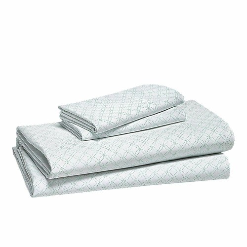 Sky Martina Collection Pima Cotton Twin Sheet Set 3pc Mint Green Color