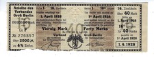 4% Anleihe des Verbandes Groß Berlin - 1 Zinsschein 1928