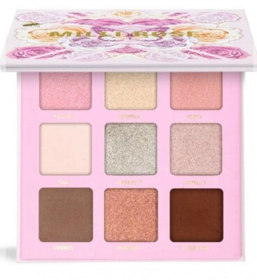 MILLI ROSE Bloom Palette Colors In Bloom Rose Eyeshadow 9 Colors New Sealed