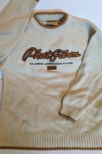 Phat Farm Classic American Flava Kids Sweater Beige  Brown Size 7