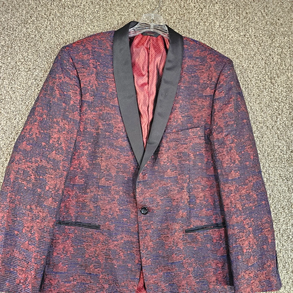 Pallini Formal Wear Dress Tuxedo Jacket Mens XL (Measures 42-44) one Button - Image 2 of 4