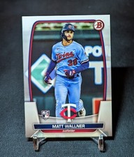 Matt Wallner Flagship Rookie Card RC 2023 Bowman Base Los Angeles Angels #14