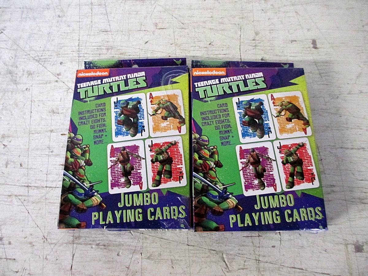 Lot of 2 Kid's Nickelodeon Teenage Mutant Ninja Turtles Jumbo