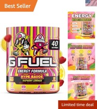 Gaming Powerhouse: Hype Sauce Energy Drink Powder - Raspberry Lemonade, 9.9oz