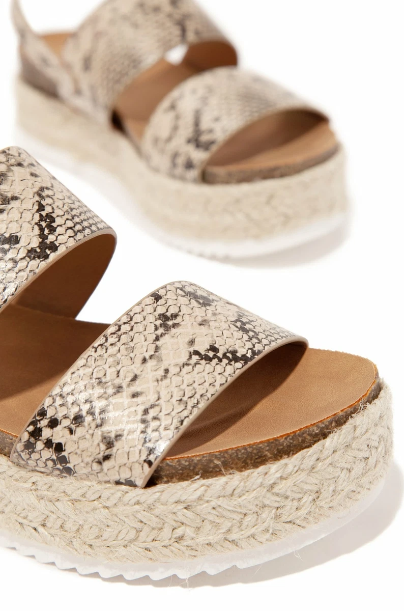 Kaz Espadrilles Rubber Trim Sole Ankle Buckle Open Toe Studded