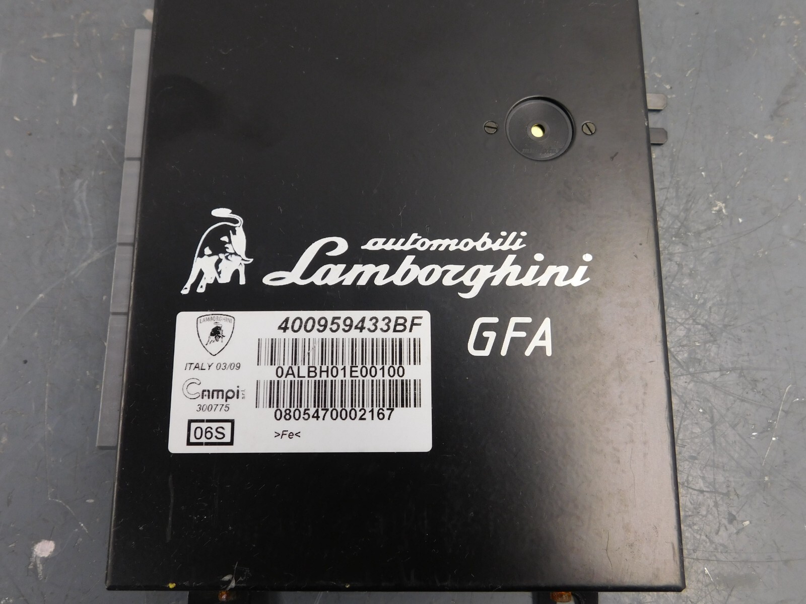 2010 11 12 13 14 Lamborghini Gallardo GFA ECU Control Module #9222 D7