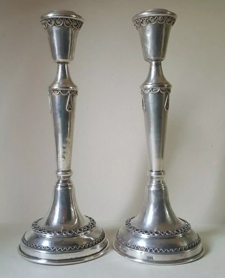 Sterling shop silver candlesticks