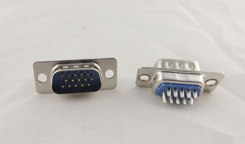 10x VGA Female Jack Socket DB15 15-Pin D-SUB 3 Row Solder Type - Foto 2