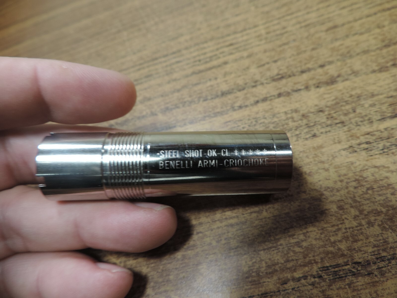 12ga Benelli Cylinder steel shot OK Choke Tube Stainless extended Crio