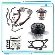 Timing Chain Kit Thermostat Water Pump Head Gasket for 00-05 Toyota MR2 Spyder