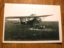 BLACK & WHITE WORLD WAR II PICTURE OF A DESTROYED FRENCH PLANE (3)