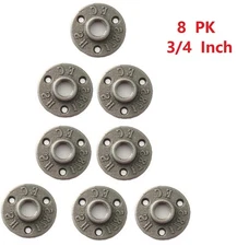 8Pk 3/4 Inch Floor Flange Pipe Malleable Cast Iron For Threaded Wall BSP Hole