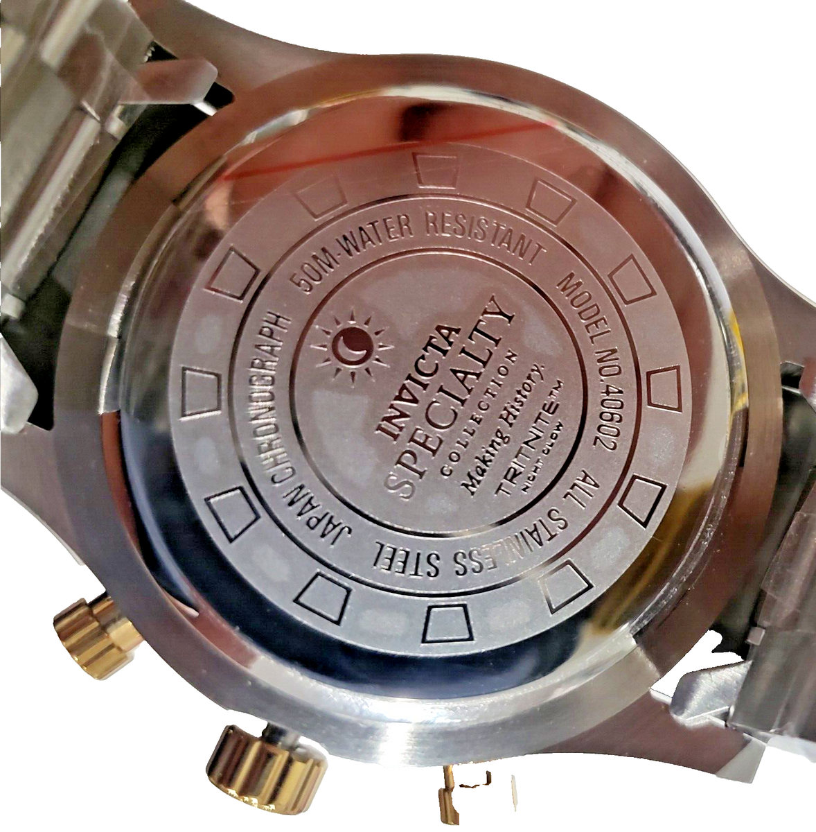 $895 MSRP- Invicta Specialty Chronograph Quartz Blue Dial Men's