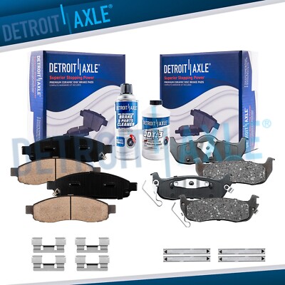 Front Rear Ceramic Brake Pads for Nissan Pathfinder Armada Titan INFINITI QX56