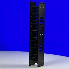 Professional Wire Organizer 2U Rack Horizontal Manager WMB1 19" w/ Back Hole