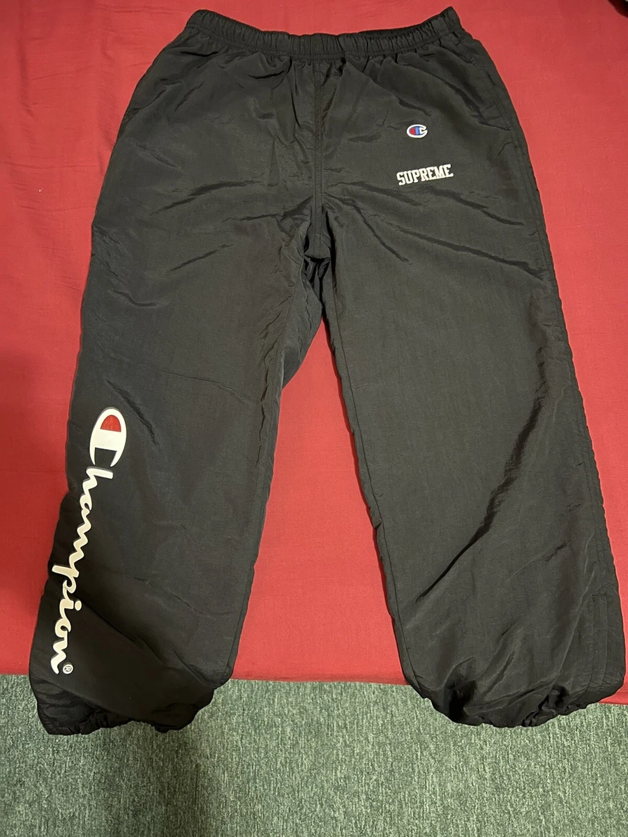 [PREOWN] Supreme x Champion Black Track Pant (SS18)