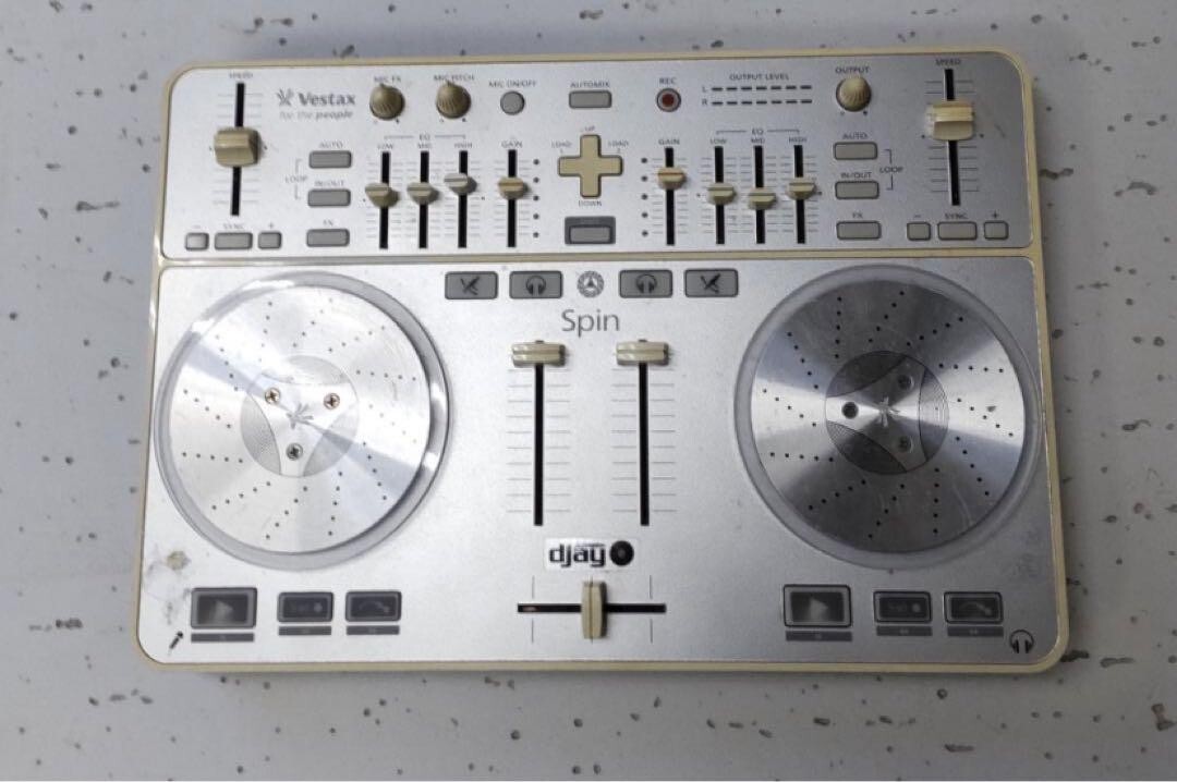 Vestax Spin DJ Turntable Controller Very Good | eBay