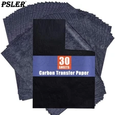 30 PCS Carbon Paper Transfer-Paper for Tracing Graphite A4 8.27 X 11.81 Inch