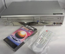 Emerson EWR20V4 4 Head Hi-Fi Stereo VHS VCR /DVD Combo Recorder w/ Remote w/Tape