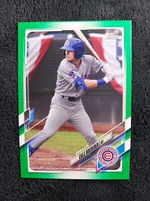 2021 Topps Pro Debut Green /99 Cole Roederer #PD-143
