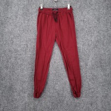 Nomad Jogger Big Boy 14 XL Red Twill Pants Elastic Waist Tapered Drawstring