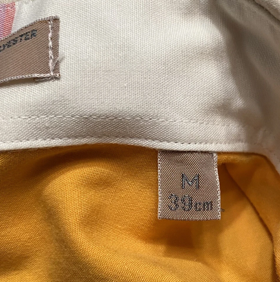 Camisa masculina xadrez grande pastel manga curta Henry Grethel HG vintage anos 80 tamanho M com botões - Imagem 3 de 4