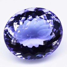 50 Ct Natural Blue Tanzanite Loose Gemstone Excellent Oval Cut Certified