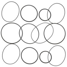 30PCS Recorder Rubber Belt Cassette Maintenance Belts Useful Recorder Belt