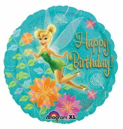 Globos de papel aluminio fiesta Disney Tinker Bell