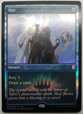 mtg magic opt FOIL Promo FNM ENGLISCH FRANZÖSISCH Option 4 verfügbar