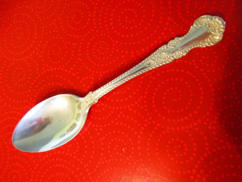 Gorham Cambridge Tea Spoon Sterling Silver PAT 1899 Lion Anchor G  5 5/8" Long