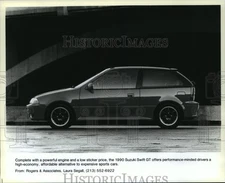 1989 Press Photo 1990 Suzuki Swift GT, high-economy with performance - not01074