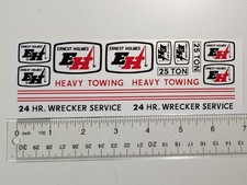 Stickers For Tonka Or Other Toy Restorations. Ernest Holmes Wrecker. Red.